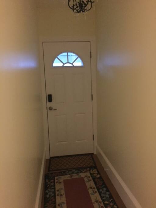 side door - this is the door which you will enter and exit the apartment from