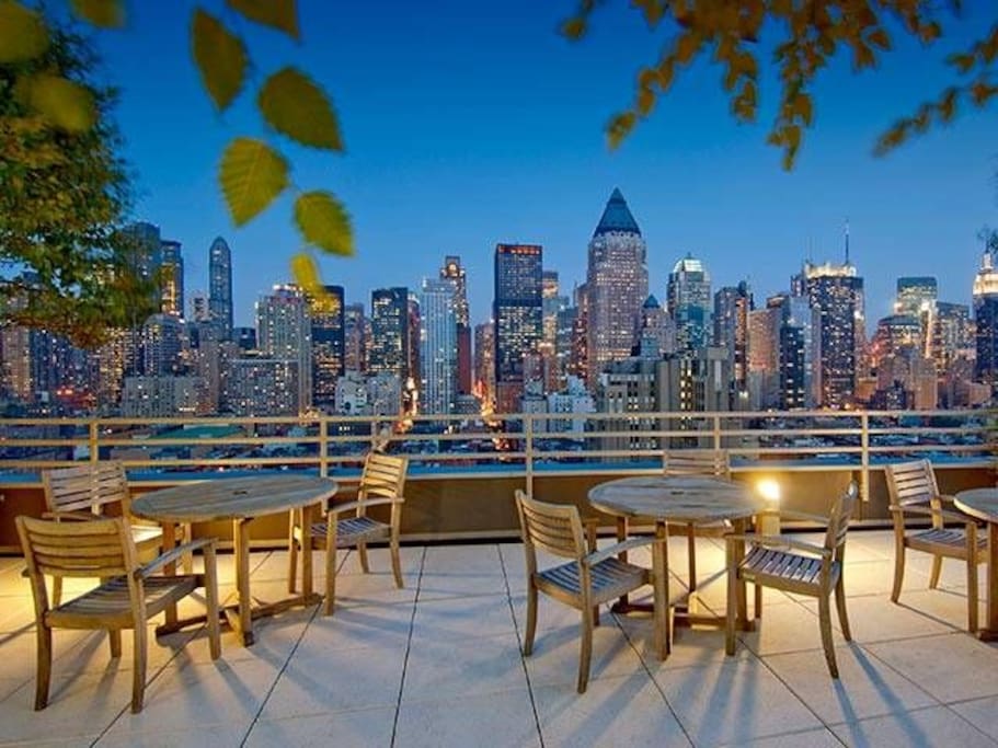 View from the roof deck