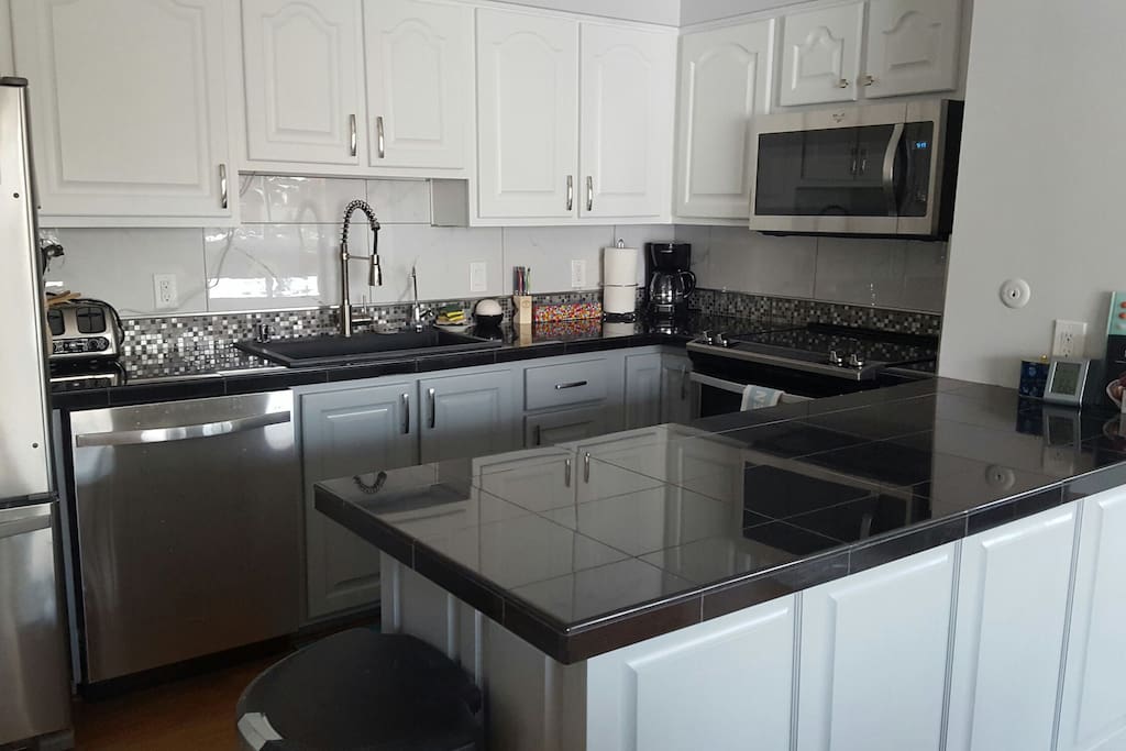 Newly remodeled kitchen