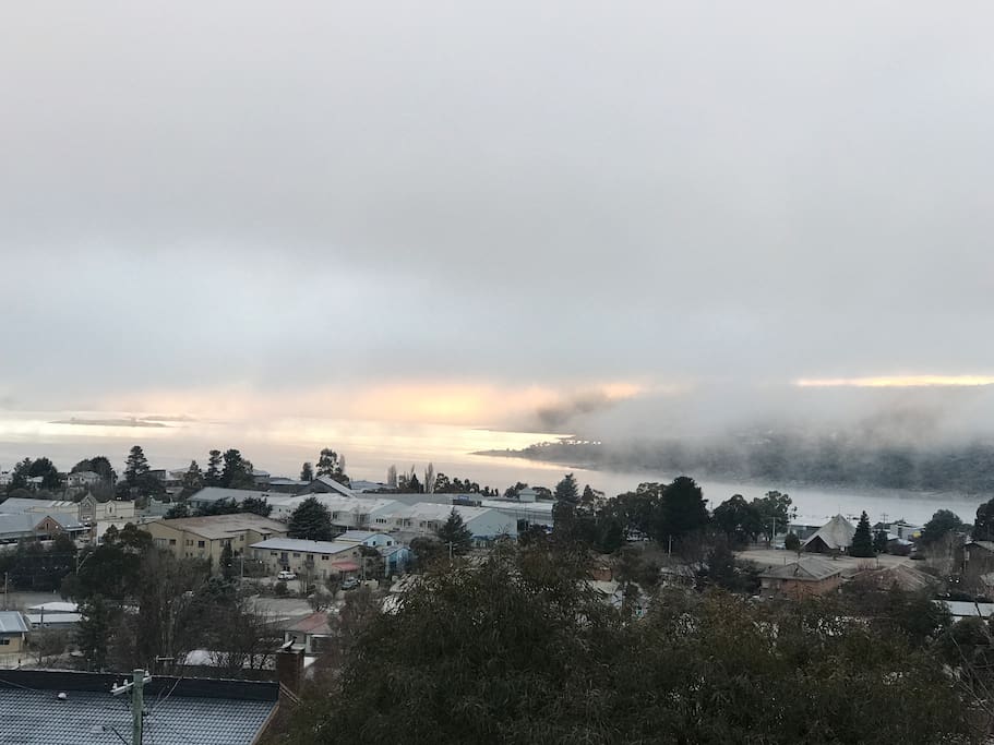 Frosty sunrise from Birralee