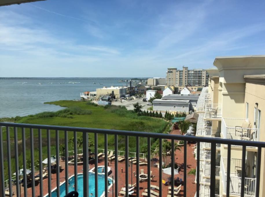 View of the Bay from the balcony