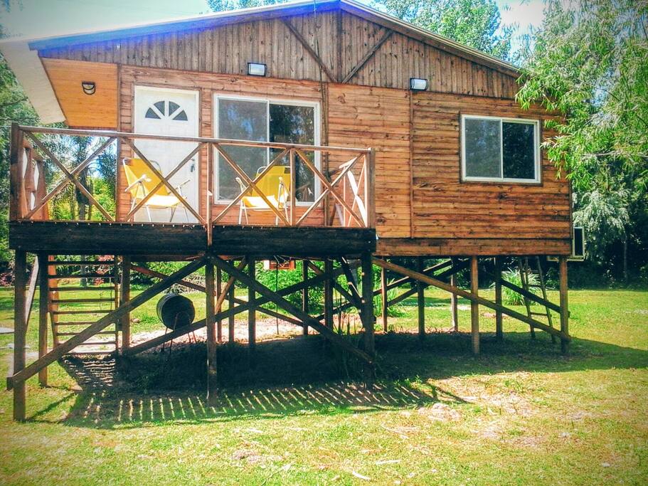 Front view of the cabin