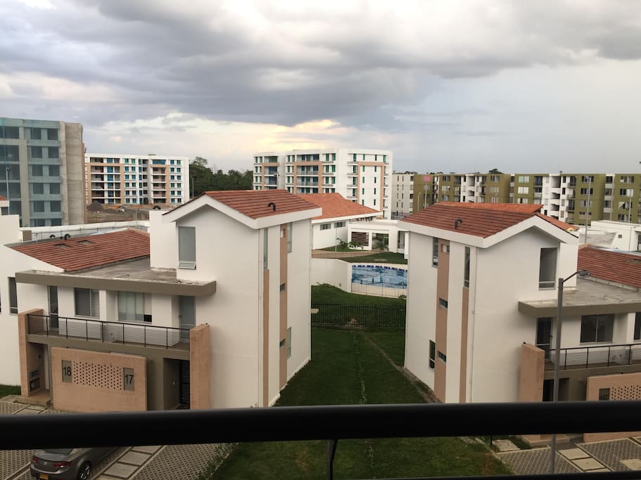 Vista desde el balcon