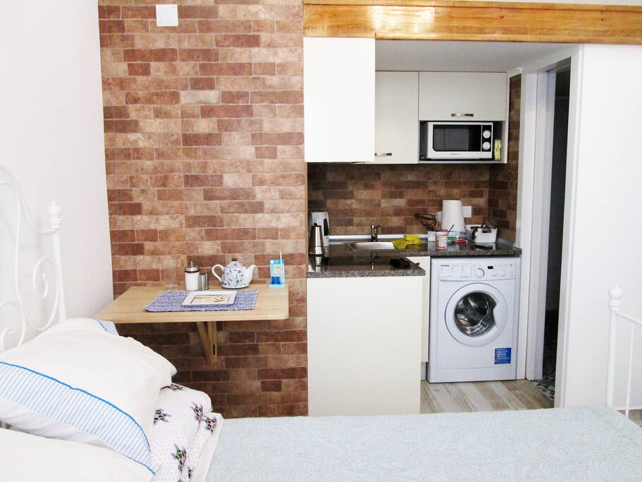 Studio with kitchenette