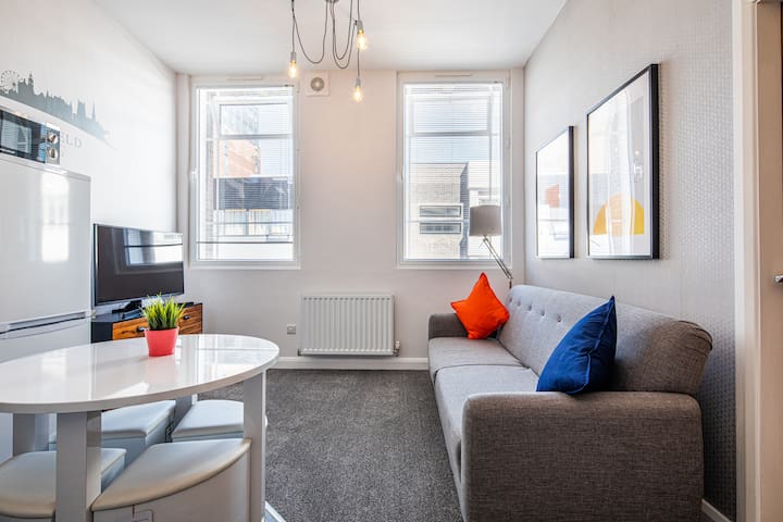 The Steel Broker's Apartment. Central. Sleeps 4.