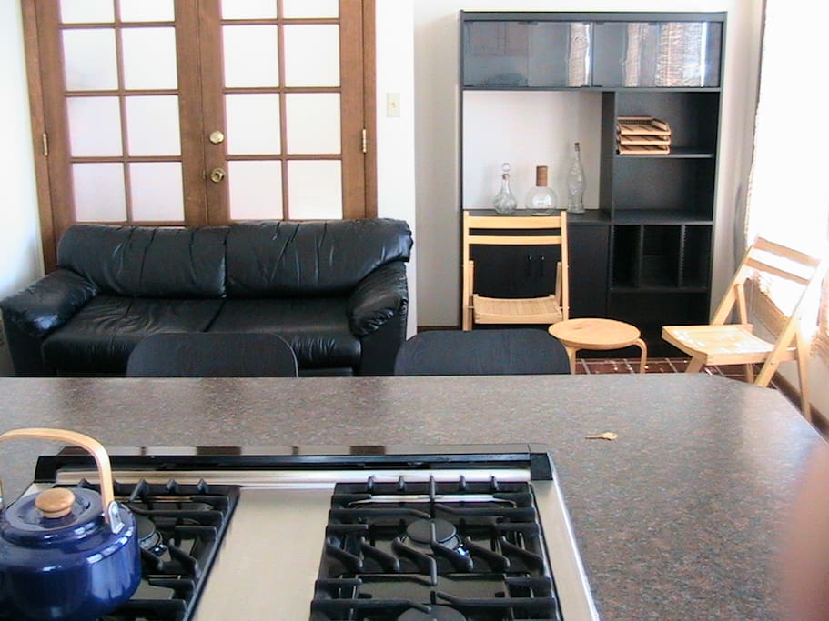 view from kitchen