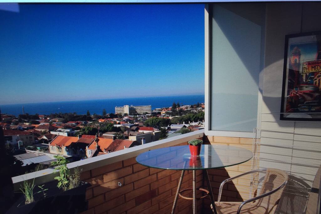 Soak in the sun and sea from the balcony