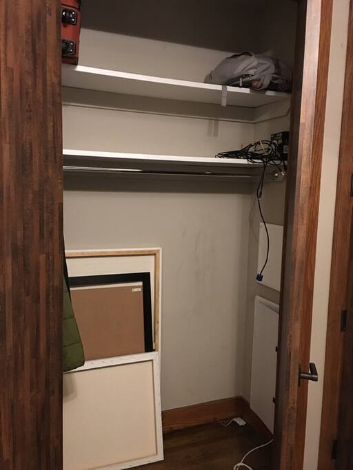Plenty of closet space, will be empty upon arrival.