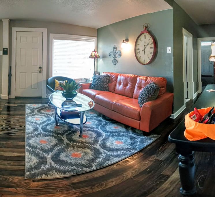View of Den and Entry.