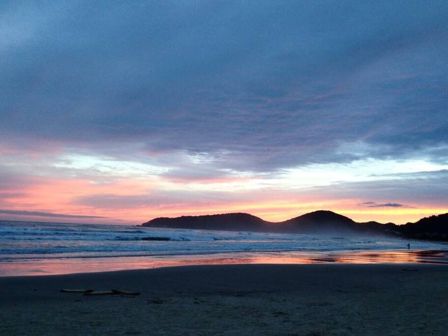 El atardecer en Rosa