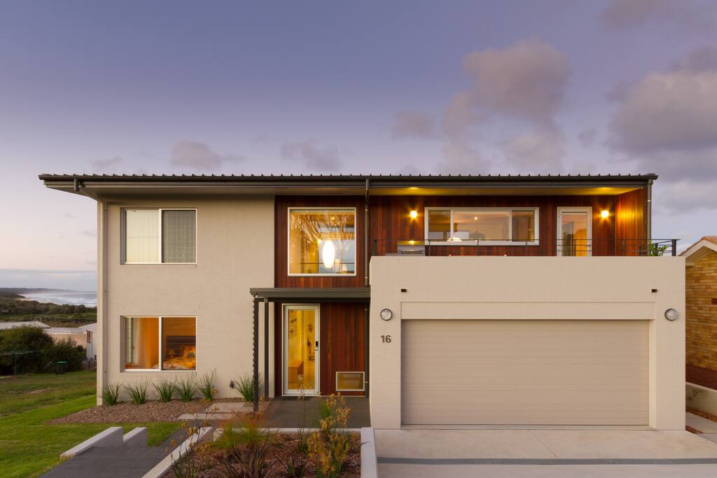 The house sits high overlooking the Beach