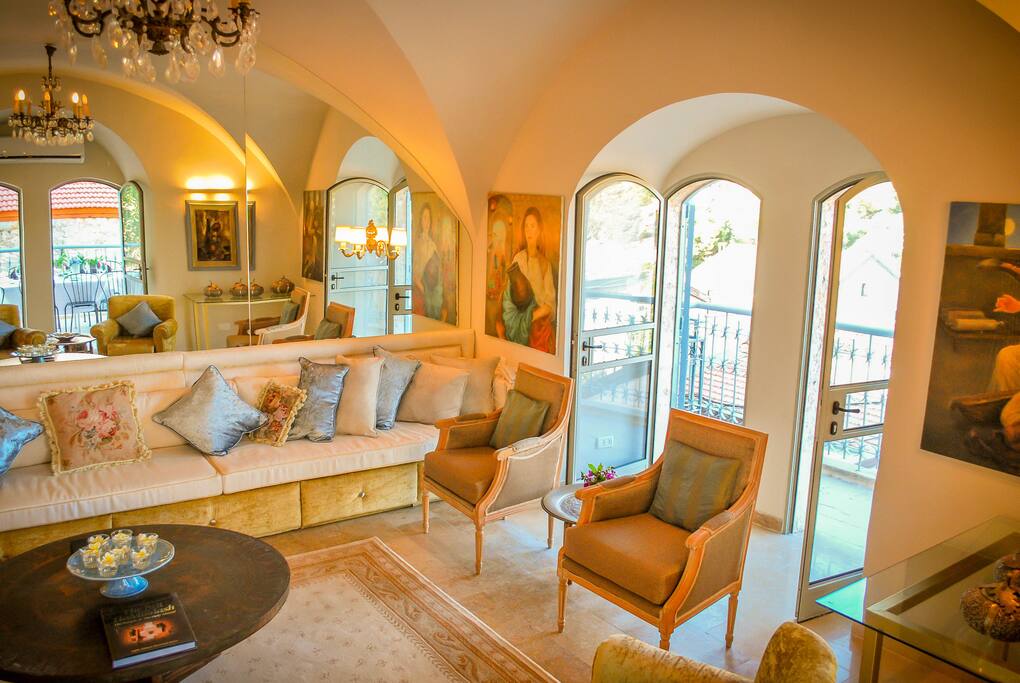 Vaulted Living Room