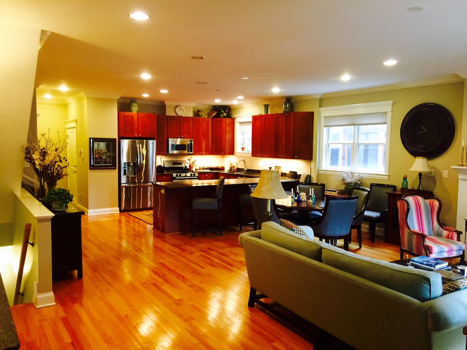 Kitchen and Family Room