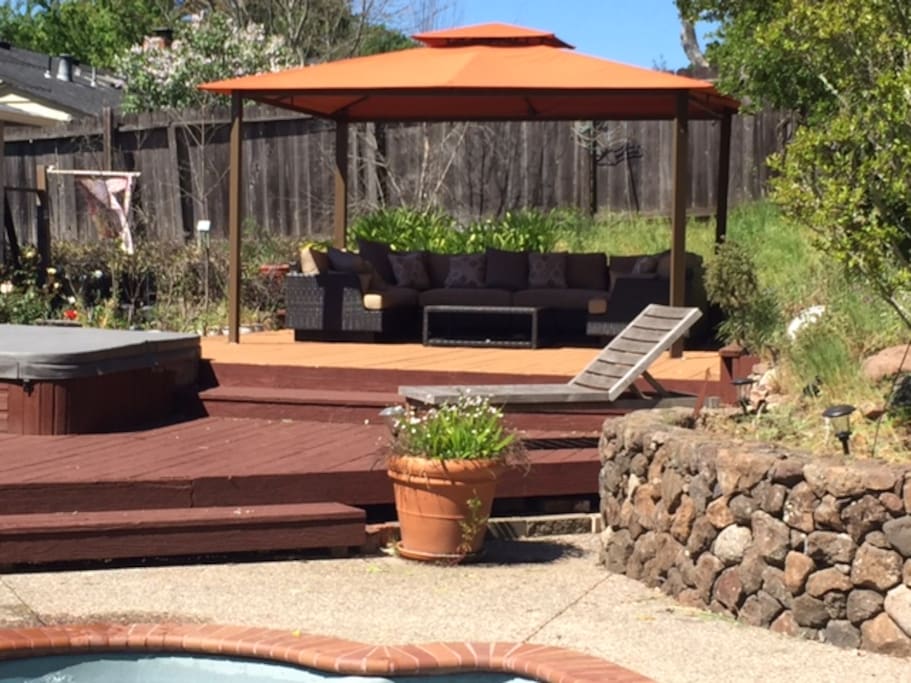 Outdoor seating area