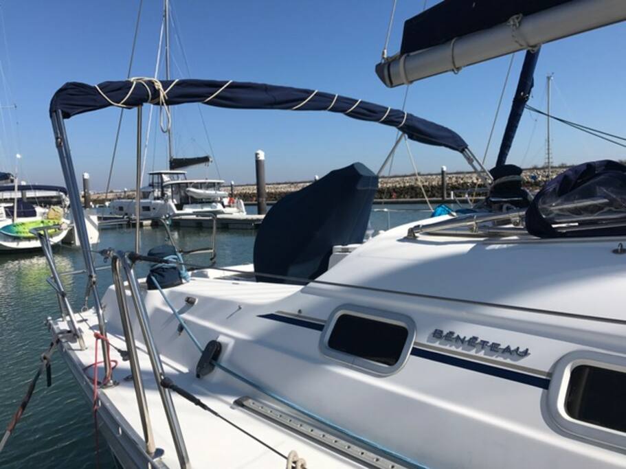 The vessel outside