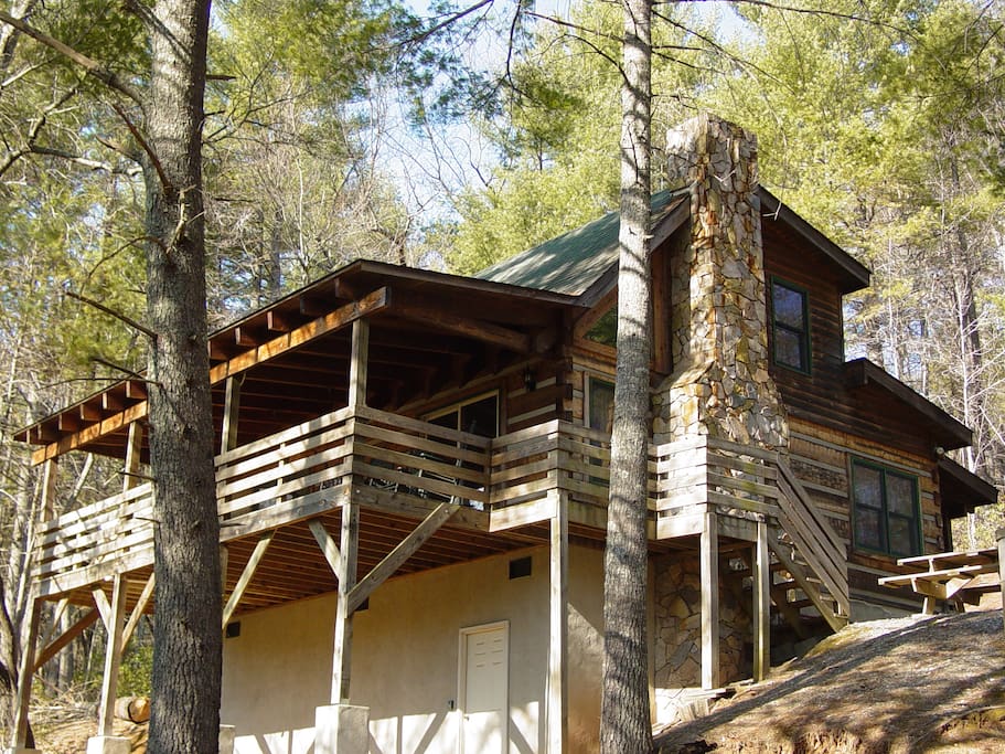 Near Boone, NC Secluded Log Cabin/Hot Tub/Hiking - Cabins ...