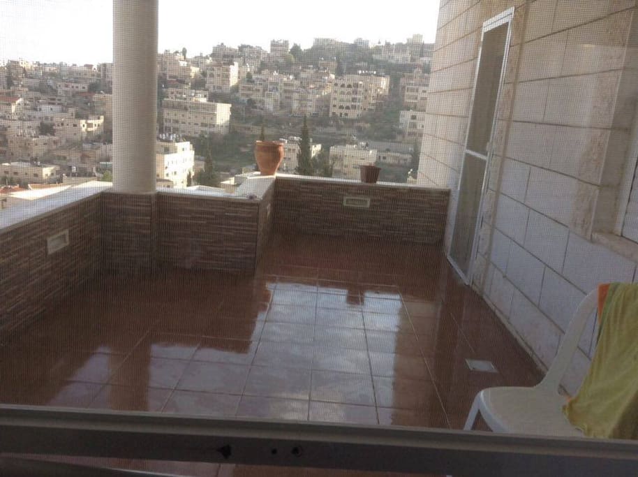 the balcony
