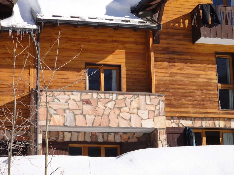 Chalet mitoyen à 80 mètres des pistes