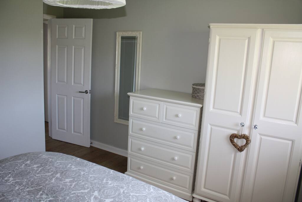 Ample bedroom storage
