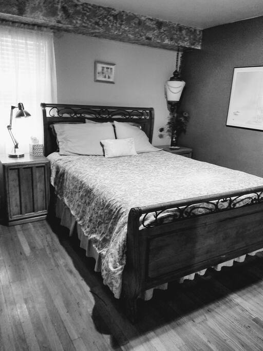 Private, secure bedroom with private bathroom