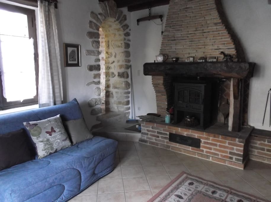 wood burning stove
