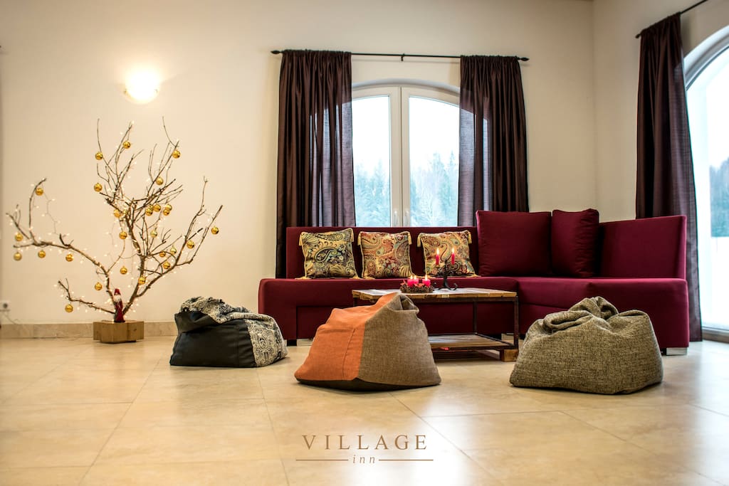 Quiet corner for your talks and chill.