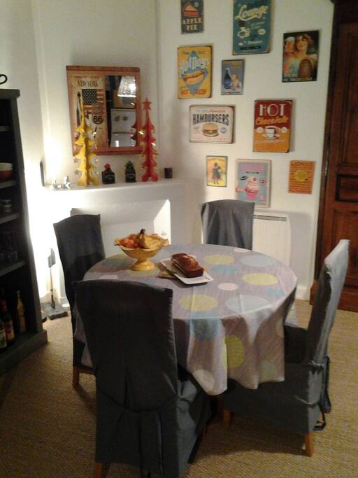salle à manger à partager