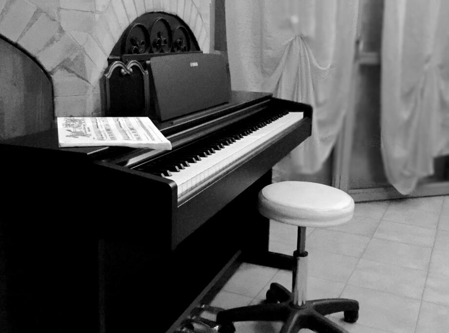 Piano nel soggiorno