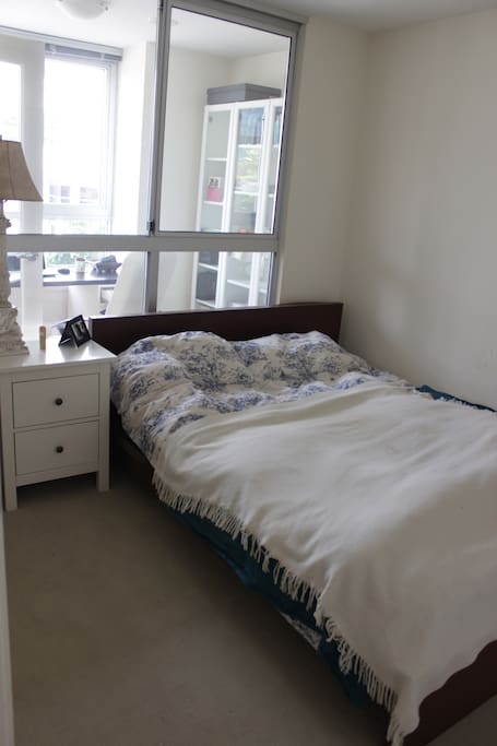 a queen-size bed