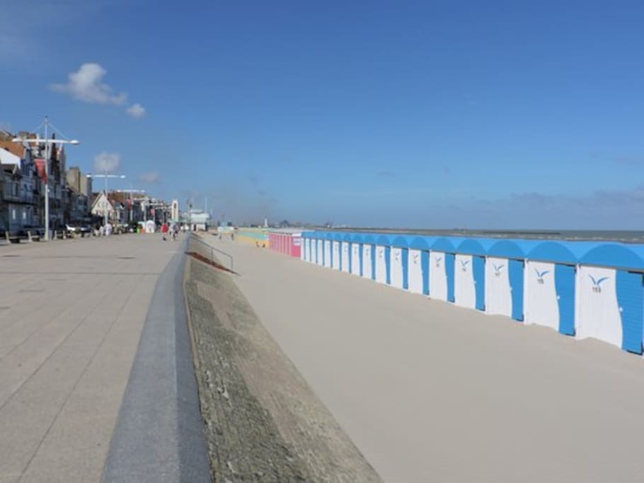 la plage de Malo-les-bains