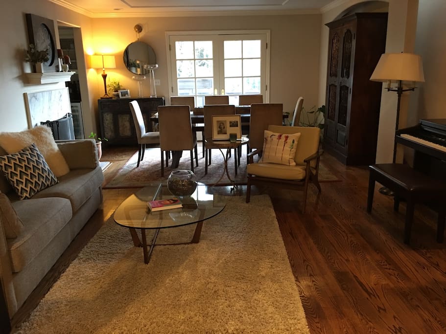 Living Room and Dining Room