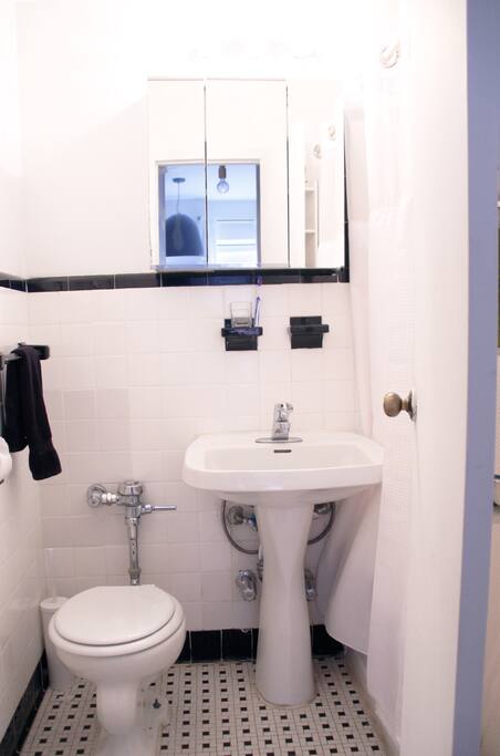simple and clean bathroom