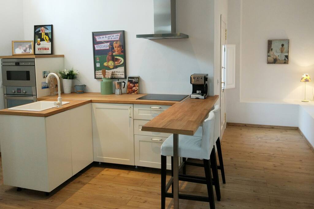 Kitchen and private entrance