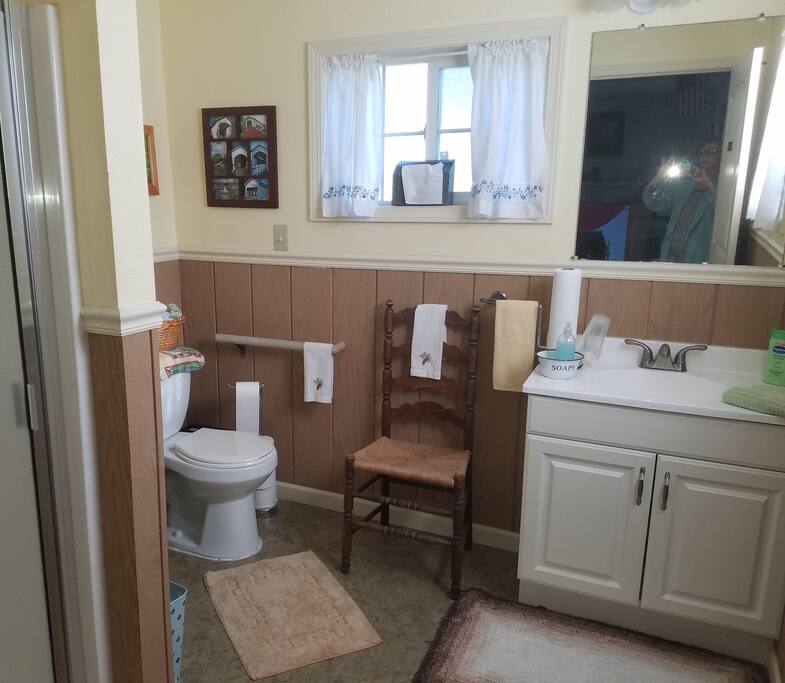 Bathroom (shower on left)