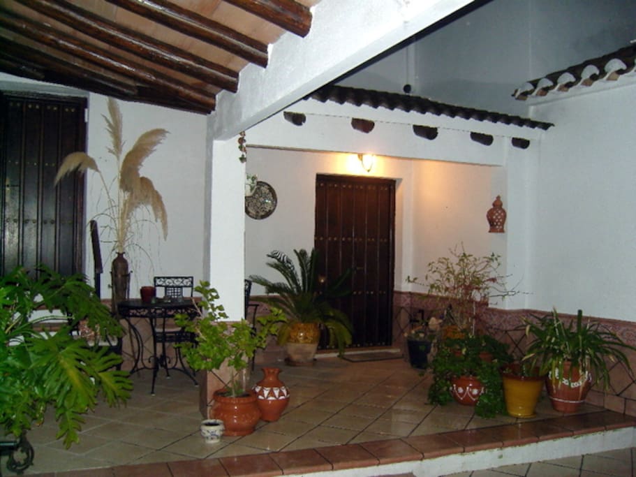 Interior courtyard.