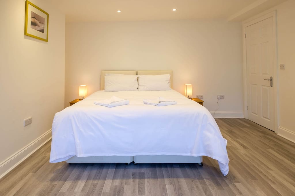 Beautifully light and airy master bedroom