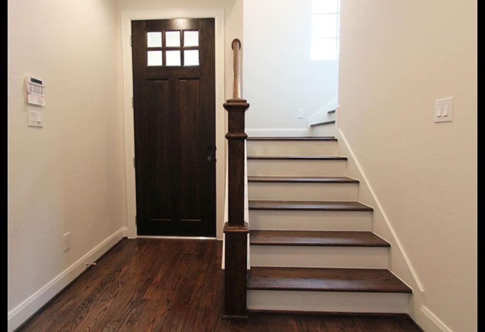 Entrance to townhouse