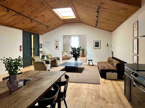 Catskills loft with European Antiques by LAVA