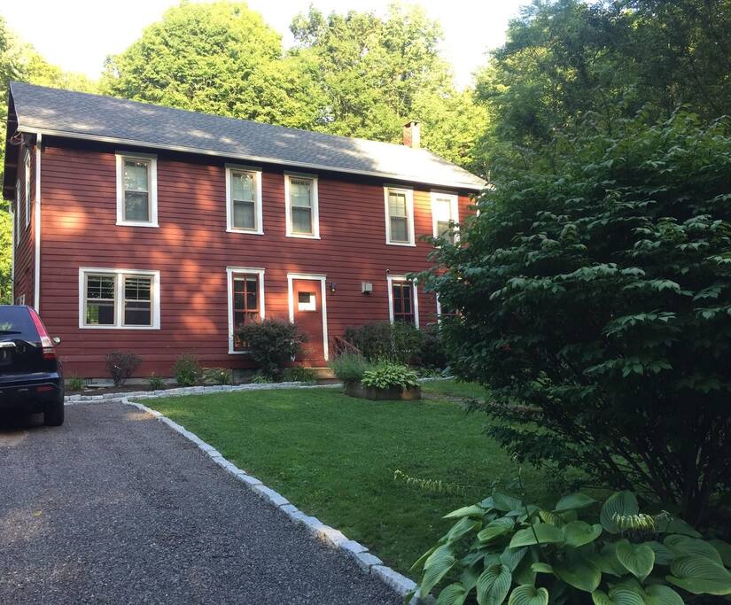 Front of farmhouse
