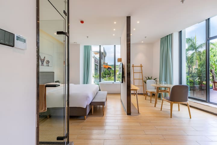 理想国『不见屿居』溪头下见屿大床房适2人看绝美山景/海边近会展曾厝垵鼓浪屿环岛路/管家&接车服务3