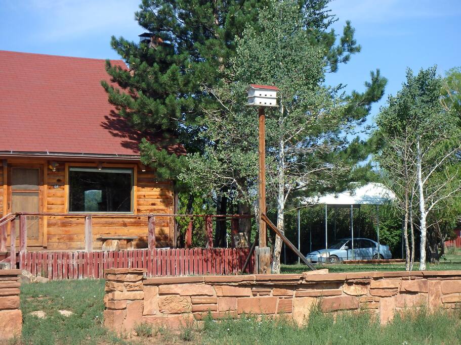 House front w/carport on North