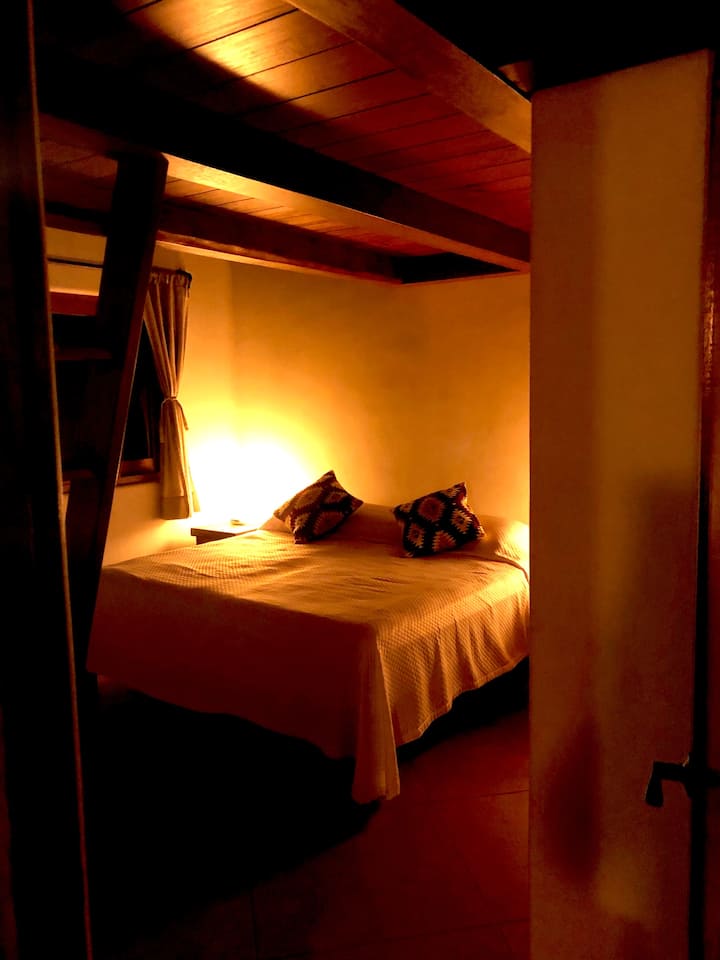 2nd bedroom by evening (beds can be set up either two singles or 1 double) 