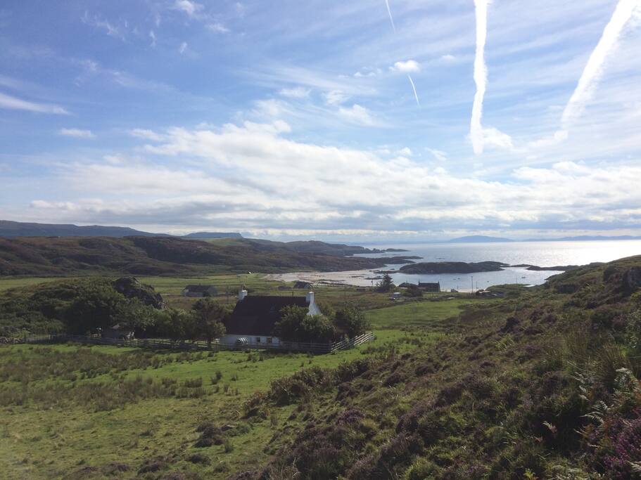 Ar-Dachaidh looking down to Uisken Beach