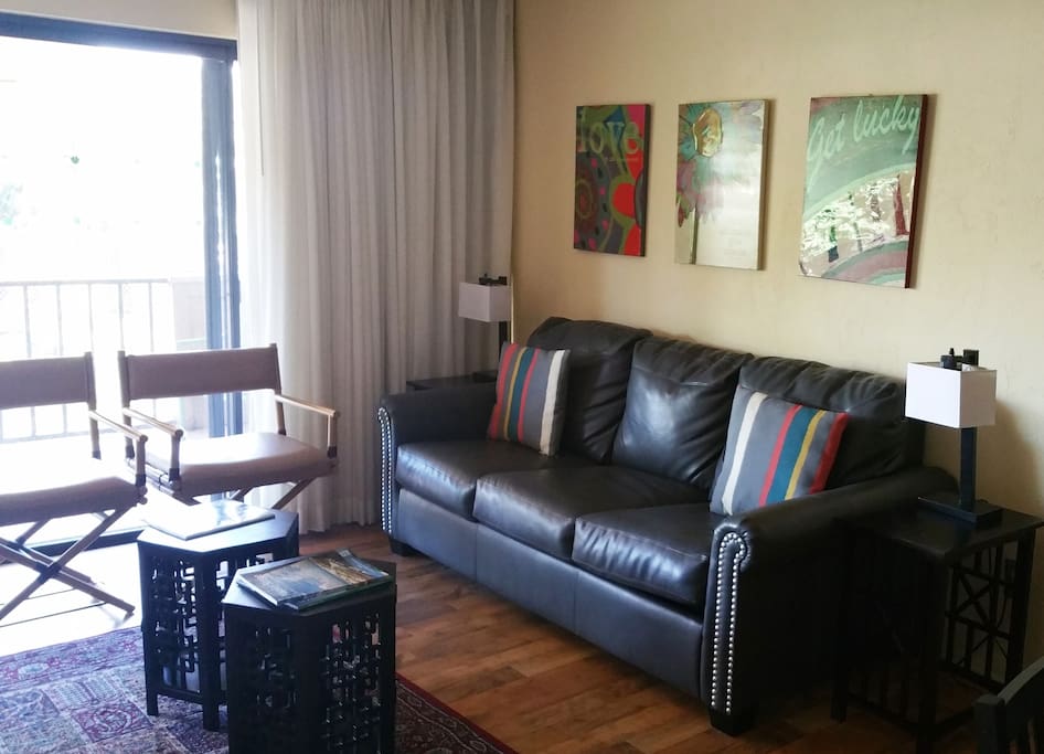 Red Sofa was replaced with new Silver Grey Sofebed