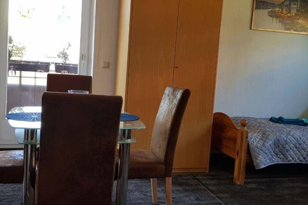 Wohnzimmer/Schlafzimmer 1
