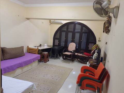 furnished studio in Noras Village , sea view