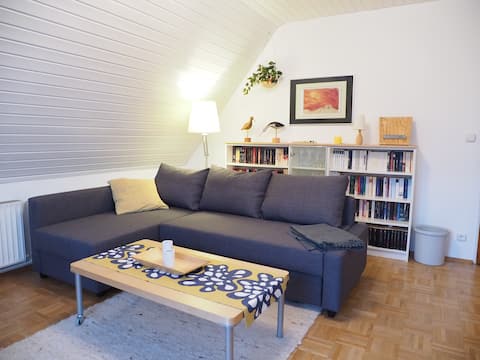 Sunny, quiet apartment with large balcony