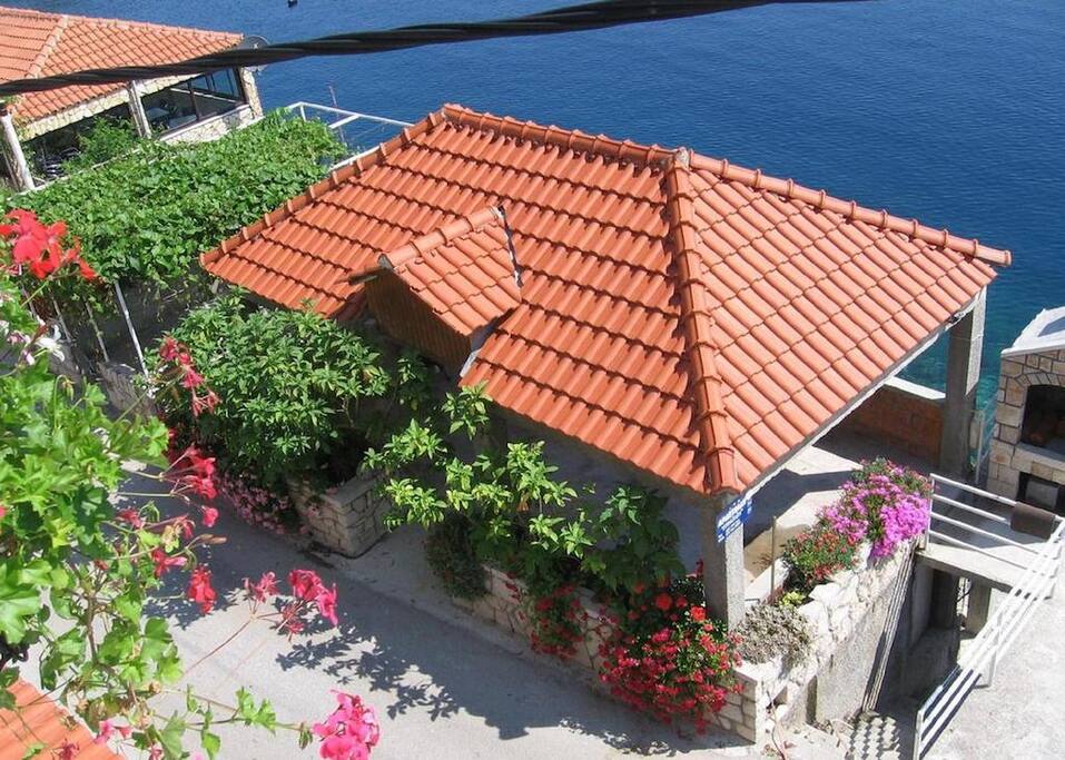 Covered terrace