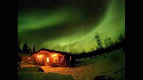 Peaceful cabin on gravel pits