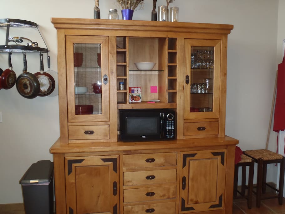 Fully stocked kitchen